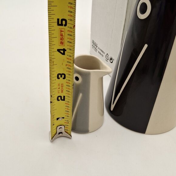 IKEA Lattsald Ceramic Penguin and Baby Coffee Creamer Pitcher Vase Decanter Set - Picture 5 of 15